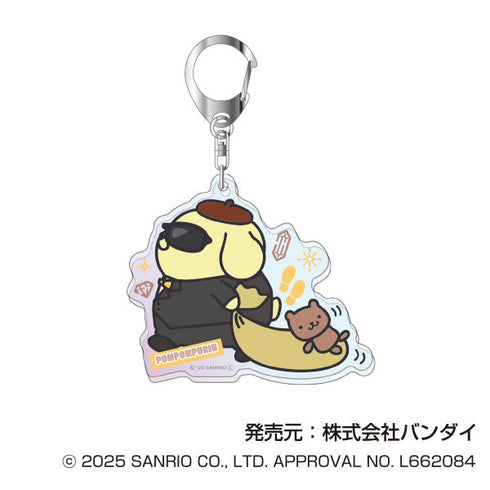 『サンリオキャラクターズ』オーロラアクリルキーホルダー まねっこーで スパイVer.【BOX】